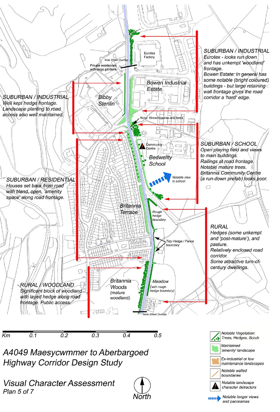 Enhancing landscape corridors